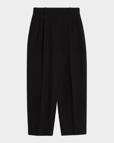THE ROW Lilas Pleated Straight-Leg Pants
