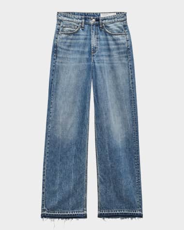 Rag & Bone Featherweight Logan Wide-Leg Jeans