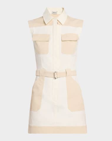 SIMKHAI Esmee Sleeveless Mini Utility Dress