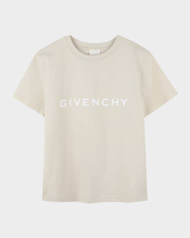 Givenchy Boy's Classic Logo-Print T-Shirt, Size 8-14