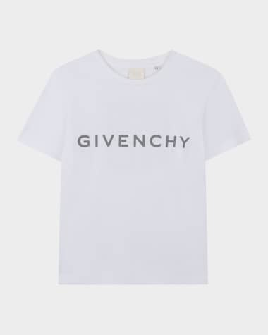 Givenchy Boy's Classic Logo-Print T-Shirt, Size 8-14
