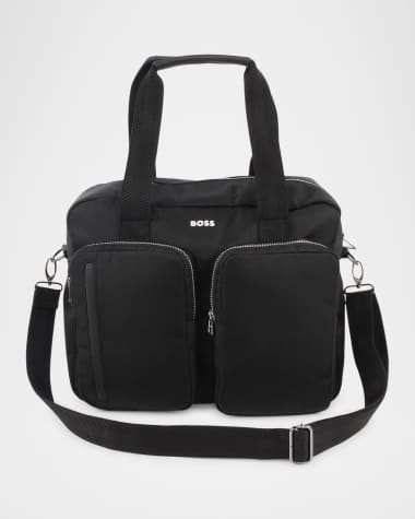 BOSS Changing Bag W/ Silicone Logo-Print