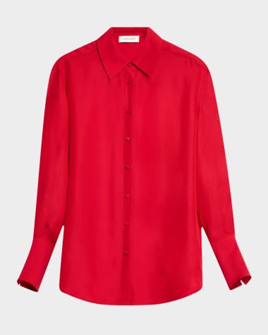 ANINE BING Bridget Georgette Blouse
