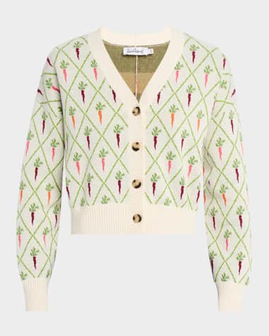 Rachel Antonoff Ana Printed Cardigan