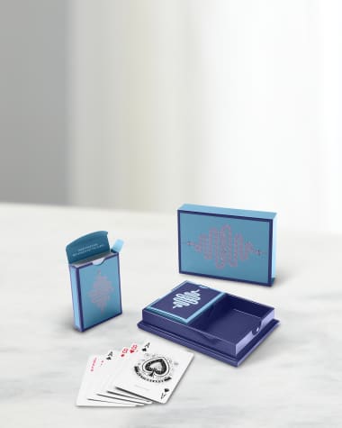 Jonathan Adler Eden Playing Cards Set in Lacquered Box
