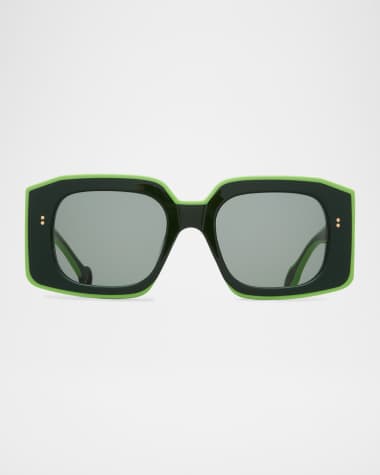 JW Anderson Bumper Square Acetate Sunglasses