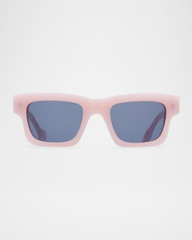 JW Anderson Rectangle Logo-Print Sunglasses