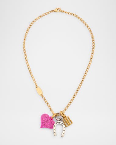 Balenciaga Carousel Horseshoe Necklace