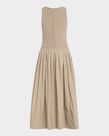 Proenza Schouler White Label Tori Sleeveless Combo Dress