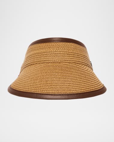 Max Mara Girl's Mogador Woven Visor