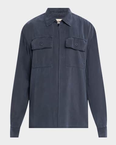 Alchemist Men's Roy Long-Sleeve Embroidered Shirt Jacket
