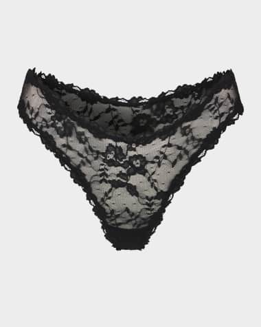 SKIMS Stretch Lace Dipped Thong