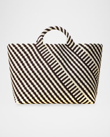NAGHEDI St. Barths Large Geo Woven Tote Bag