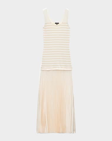 Rag & Bone Millie Stripe Drop-Waist Tank Dress