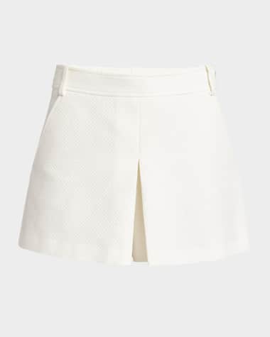 TOM FORD Pleated Pique Mini Skort