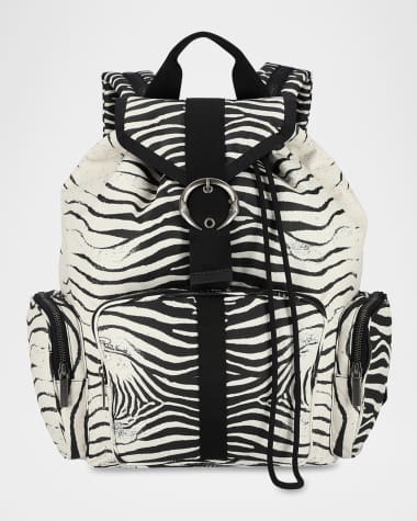 Lesportsac x Roberto Cavalli Napoli Zebra-Print Backpack