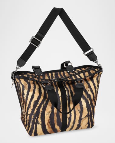 Lesportsac x Roberto Cavalli Roma Zebra-Print Tote Bag