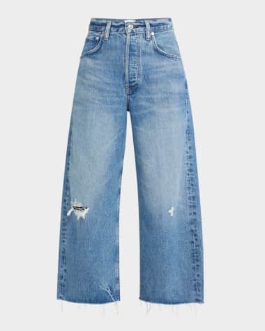 Citizens of Humanity Ayla Raw Hem Cropped Jeans
