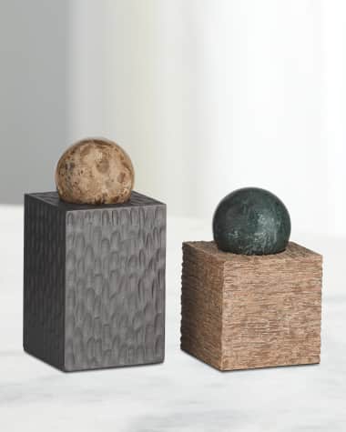Arteriors Greenville Sculptures, Set of 2