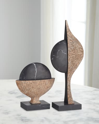 Arteriors Flojo Sculptures, Set of 2