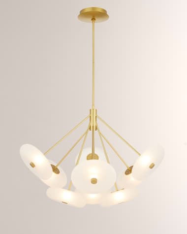 Arteriors Helios 41" 9-Light Chandelier