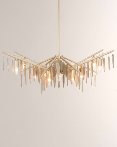 Arteriors Gia 32" 12-Light Chandelier