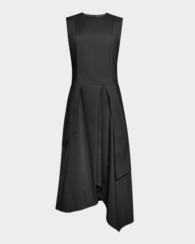 Santorelli Maddy Sleeveless High-Low Midi Dress