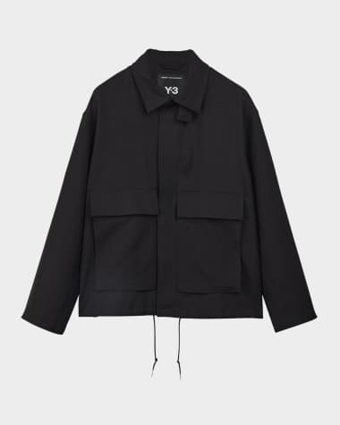 Y-3 Men's Solid Coach Jacket