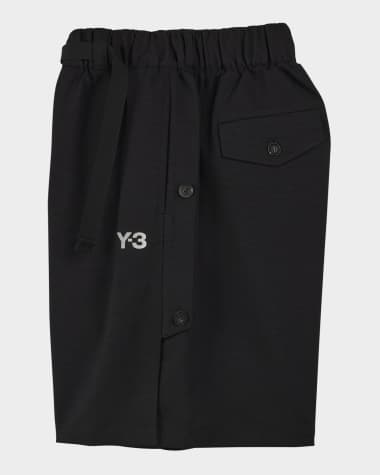 Y-3 Men's Hidden 3-Stripes Track Shorts