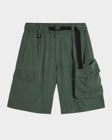 Y-3 Men's Baggy Twill Cargo Shorts