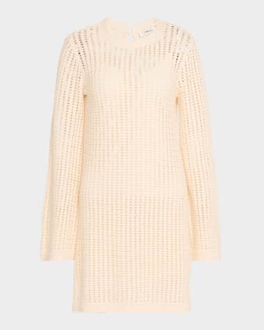 FRAME The Crochet Bell Sweater Dress - NM Exclusive