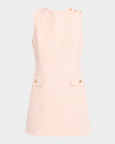 FRAME The Seersucker Mini Dress