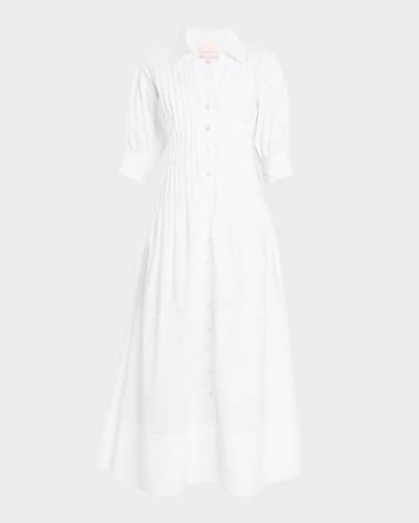 Cinq a Sept Monty Puff-Sleeve Maxi Dress