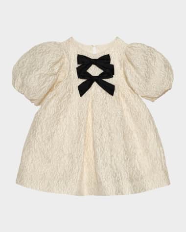 Tutu Du Monde Girl's Melodie Puff Sleeve Bow Dress, Size 4-11