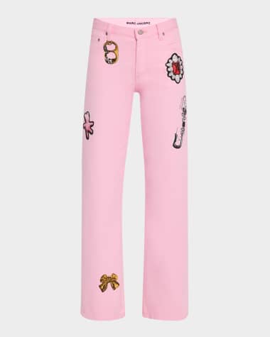 Marc Jacobs Runway Charm Straight-Leg Jeans