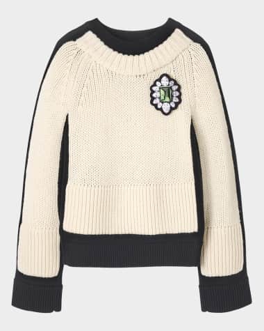 Marc Jacobs Trompe Loeil Charm Crewneck Sweater