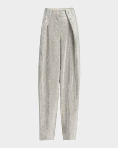 Stella McCartney Crystal Hotfix Balloon Trousers