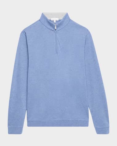 Peter Millar Men's Crown Comfort Quarter-Zip Sweater