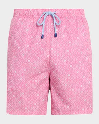 Peter Millar Men's Golden Hour Swim Trunks, 7" Inseam