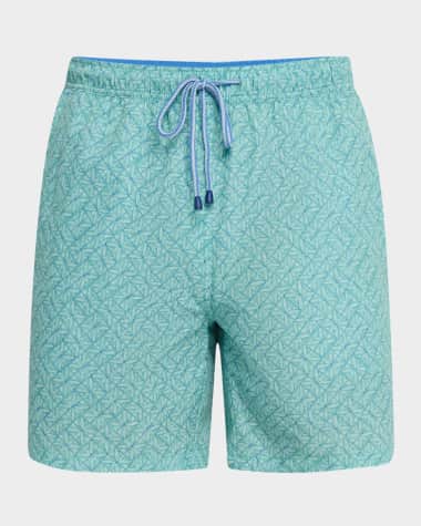 Peter Millar Men's Ivy Floral Swim Trunks