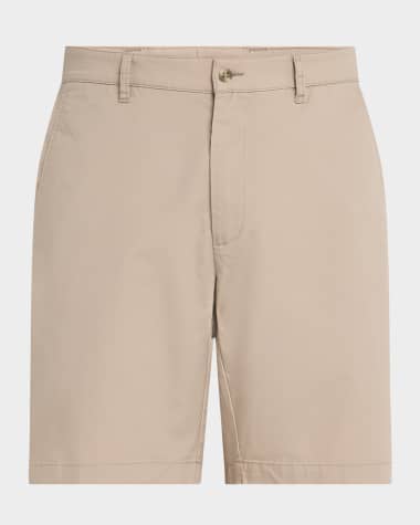 Peter Millar Men's Crown Comfort Flat-Front Shorts