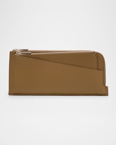 THE ROW Long Wallet in Smooth Box Calf Leather