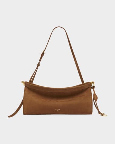 ALAIA Le Click Medium Shoulder Bag in Leather