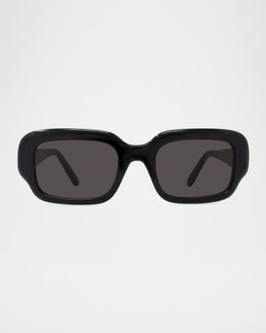 Loewe Men's LW40158IM Acetate Rectangle Sunglasses