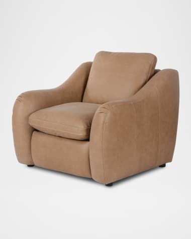 Four Hands Crawford Leather Power Recliner