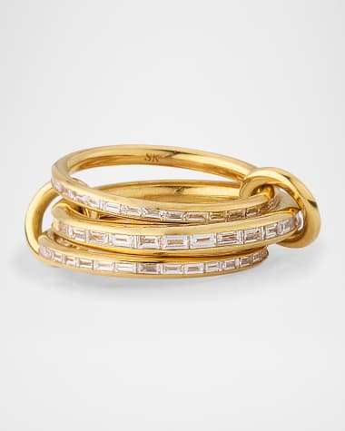 Spinelli Kilcollin Seraph 18K Yellow Gold Ring with Diamonds