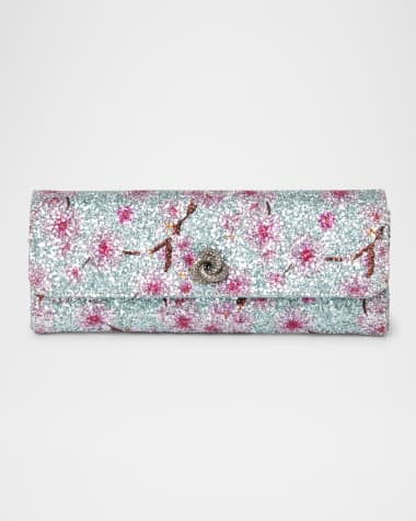 MICHELLE WILHITE Robbie Mini Cherry Blossom Clutch Bag