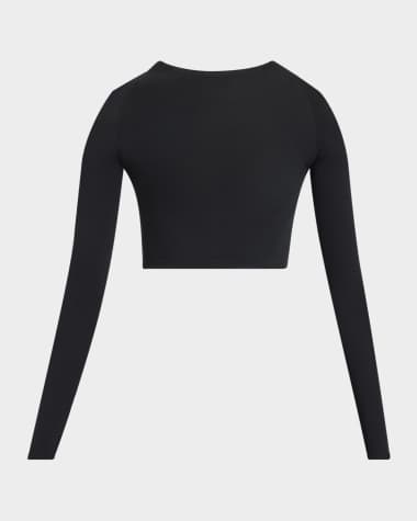 ALAIA Cropped Second-Skin Top