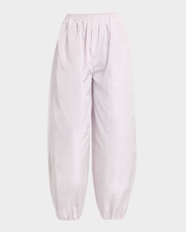 ALAIA Balloon Silk Taffeta Pants