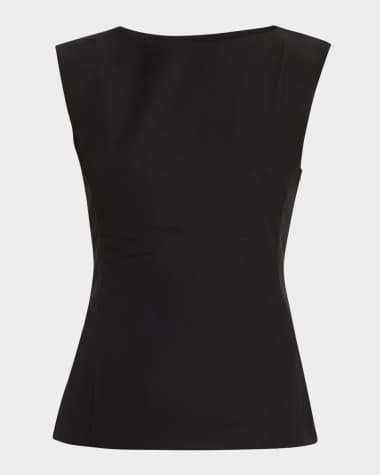 Marni High-Neck Sleeveless Bustier Top